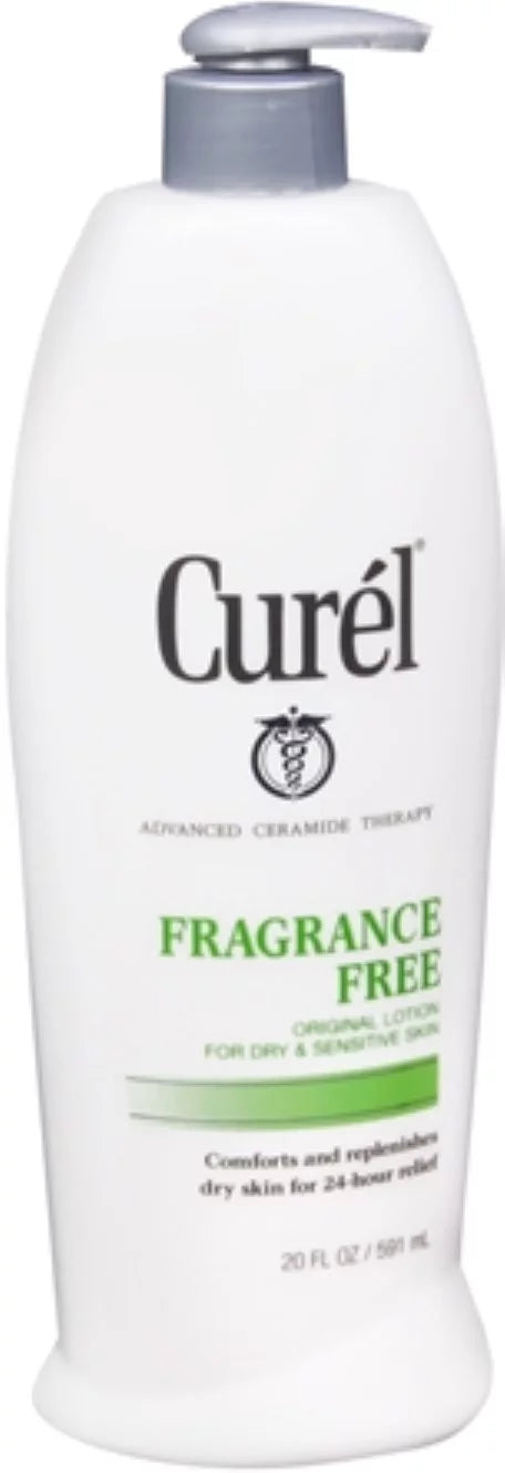 Curel continuous comfort lotion fragrance free 20 oz (pack of 3)