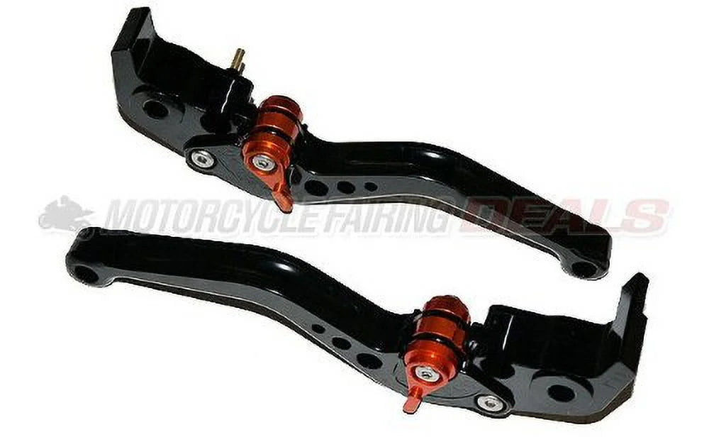 Ducati s4rs (2006 - 2008) and multistrada 1200 (2010 - 2012) adjustable shorty brake clutch lever black color