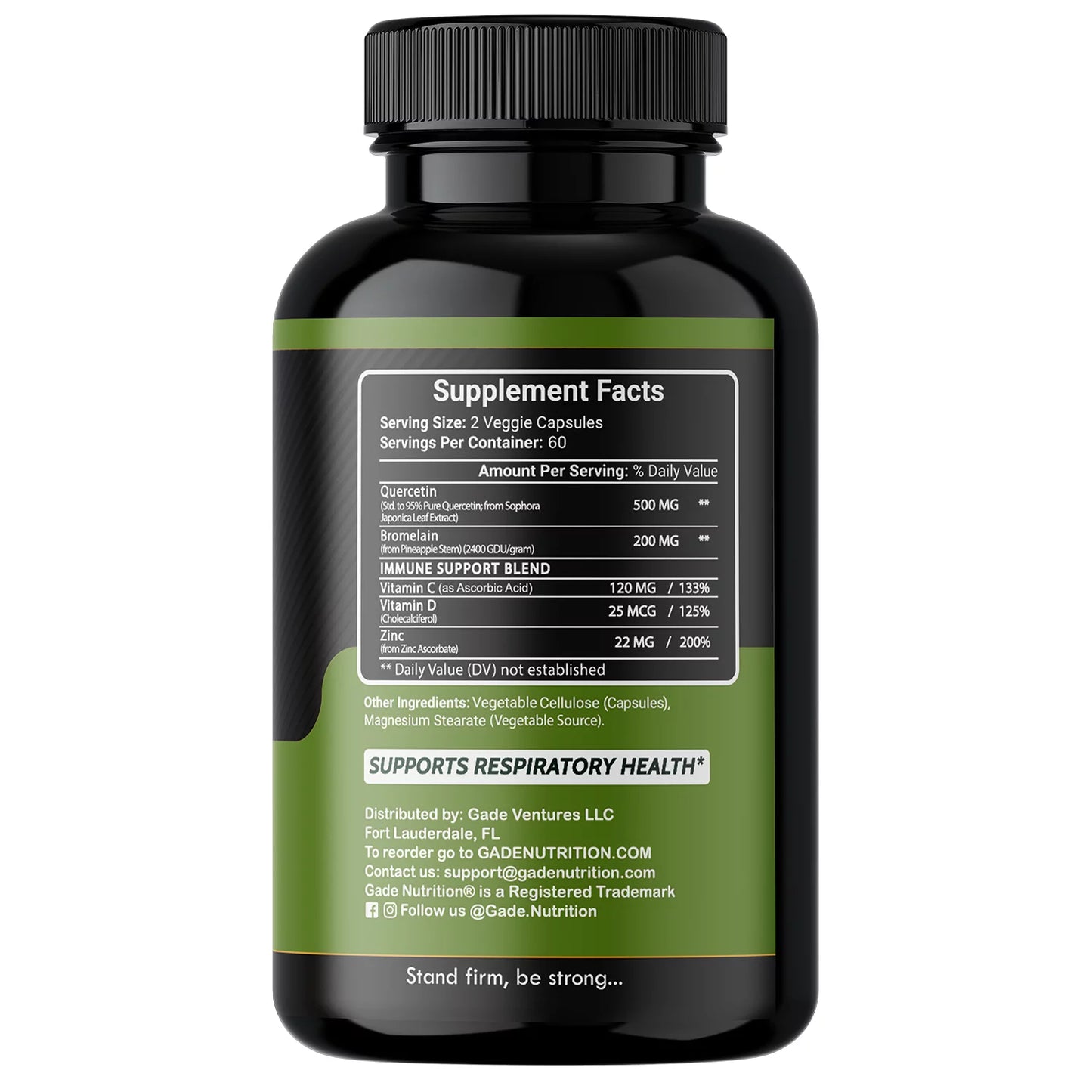 Quercetin with vitamin c and zinc - nettle quercetin - quercetin 500mg - quercetin with bromelain - zinc quercetin + vitamin d3 - 240 veggie caps - (non-gmo, gluten-free, vegan) 4 month supply