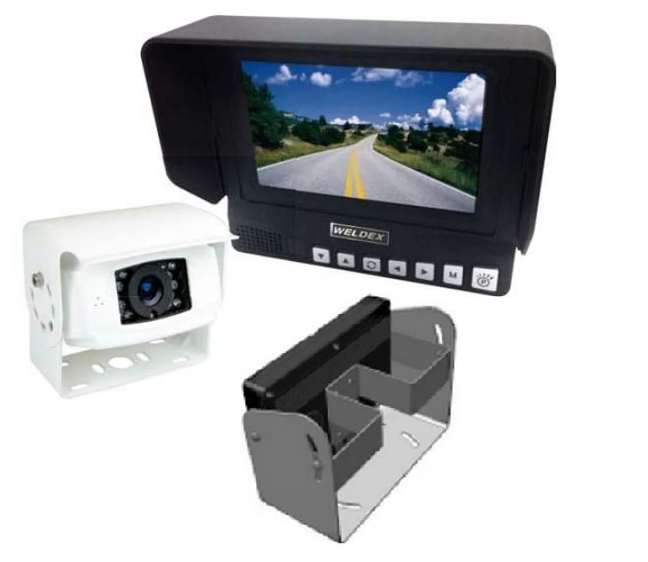 Wdrv-7041m-upg, black & white up grade to color lcd back-up camera package