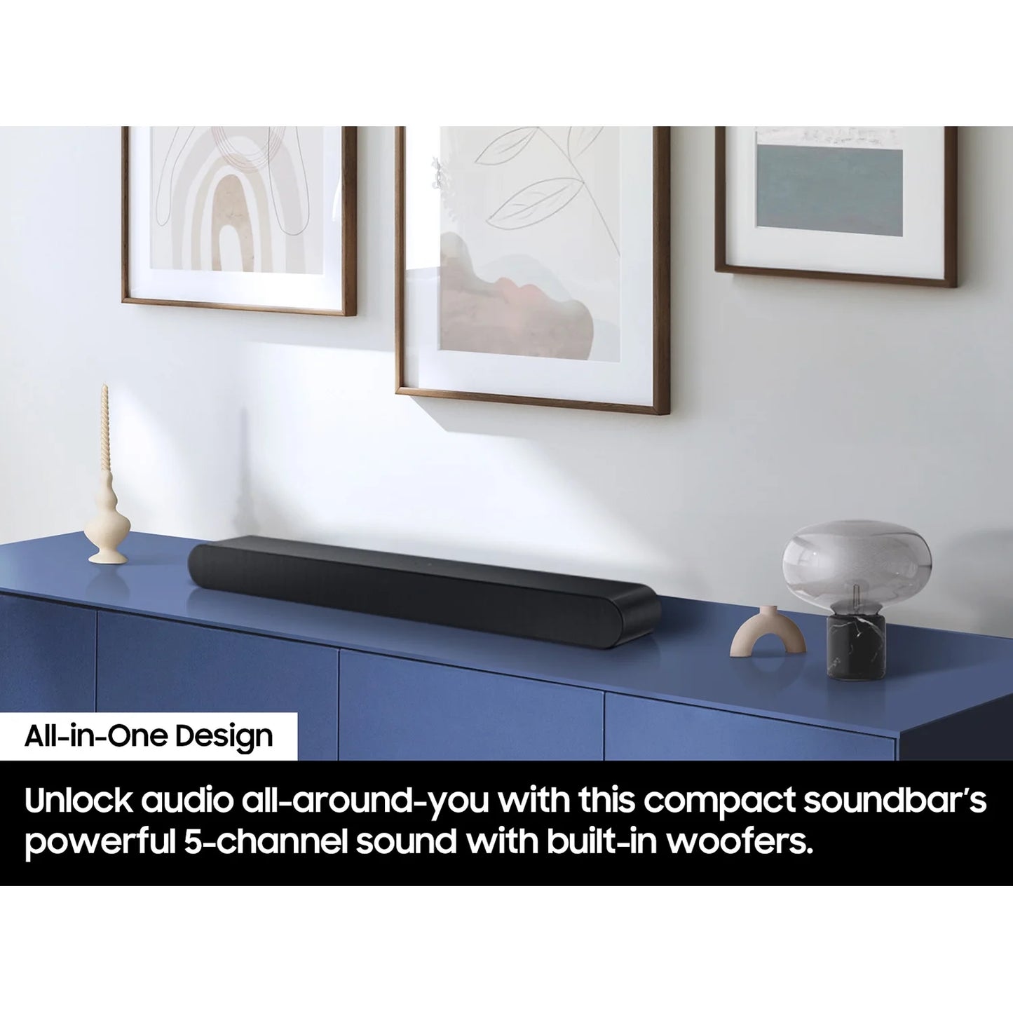 Samsung hw-s60d s-series wireless soundbar (2024) with redeemable directv gemini air