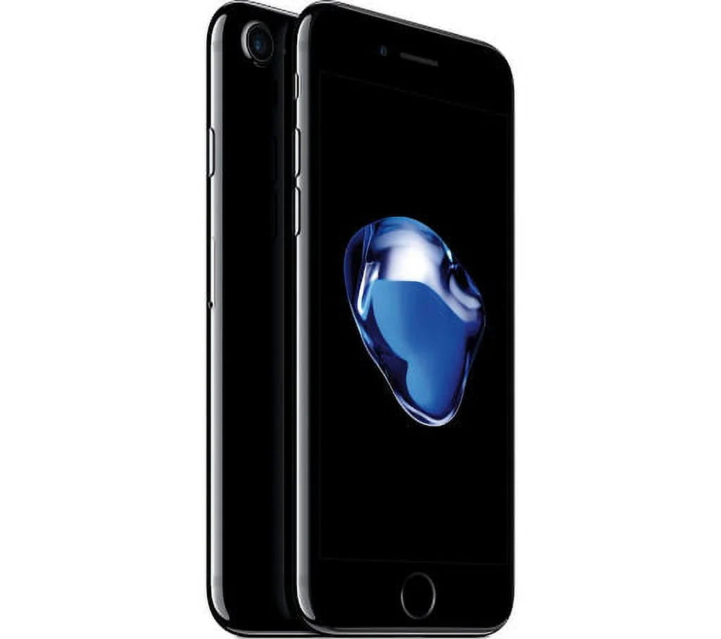 Pre-owned apple iphone 7- carrier unlocked 256gb jet black (fair)