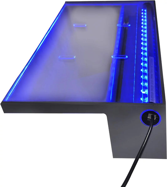 Pondmaster led lighted spillway 03755 blue