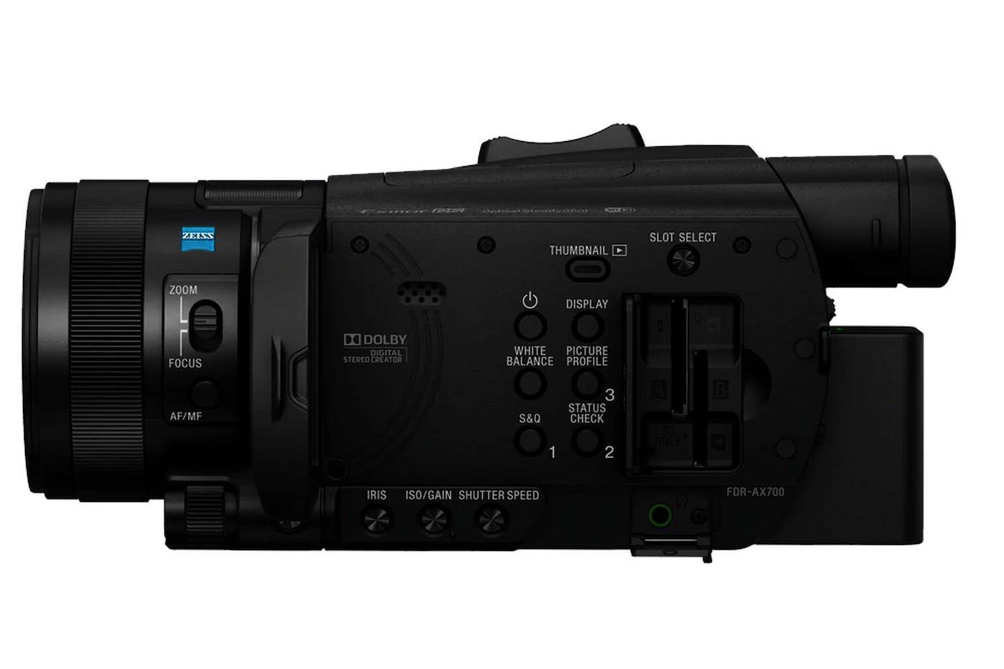 Sony fdr-ax700/b 4k hdr camcorder w/ 1-inch cmos sensor