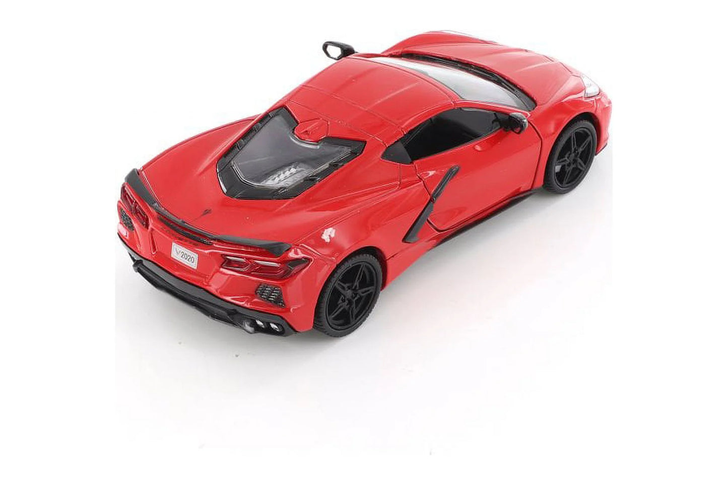 2020 chevy corvette c8 stingray, red - showcasts 79360/16d - 1/24 scale diecast model toy car