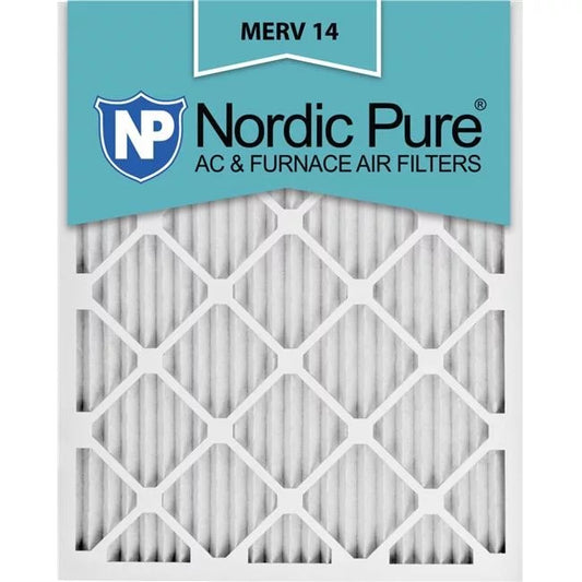 Nordic pure 13x24x1exactcustomm14-6 exact merv 14 ac furnace filters, 13 x 24 x 1 in. - pack of 6