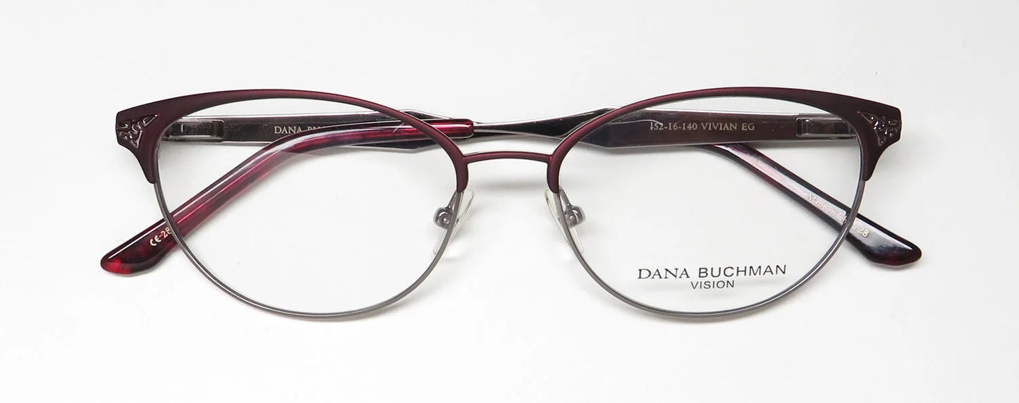 Dana buchman vivian cat eye retro/vintage 60s/70s looks eyeglass frame/glasses