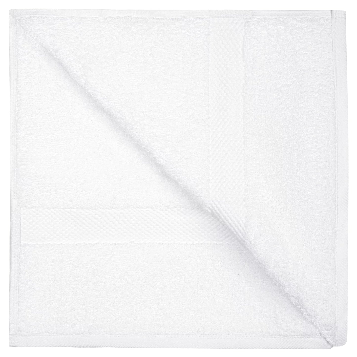 White classic luxury white bath towels - large 30x56 inch, 100% cotton american linen big white towels, 2-pack bathroom sheets | set of 2, white