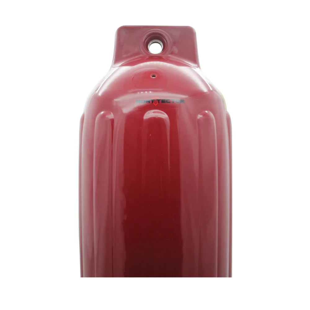 Extreme max 3006.7709 boattector inflatable fender - 8.5" x 27", cranberry