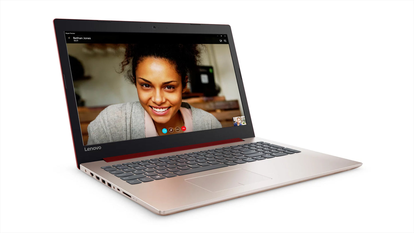 Restored lenovo 81d1009lus ideapad 330, 15.6" hd display, intel n4000, 4gb ram, 1tb ssd, win 10 home, coral red (refurbished)