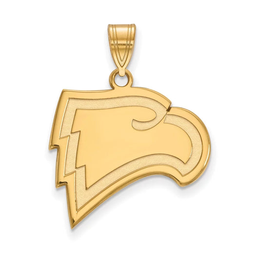 10k yellow gold logoart official licensed collegiate winthrop university (wu) large pendant