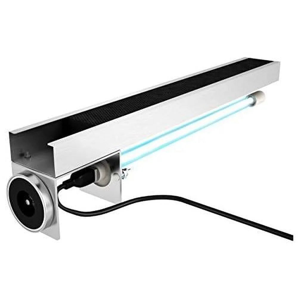 Whole house pco uv-c light system with tivated carbon filter with magnet for hv air conditioning coil. 16.75" long