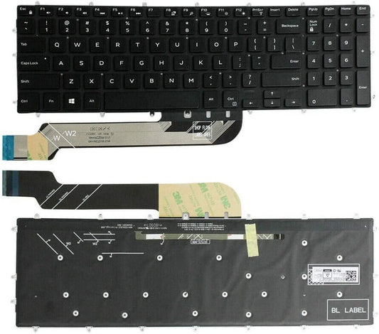 New us black english backlit notebook computer keyboard (without palmrest) replacement for dell g3 15 3590 g3 3579 g3 3779 g5 15 5590 g7 15 7588 17 7790 g7 15 7590 light backlight