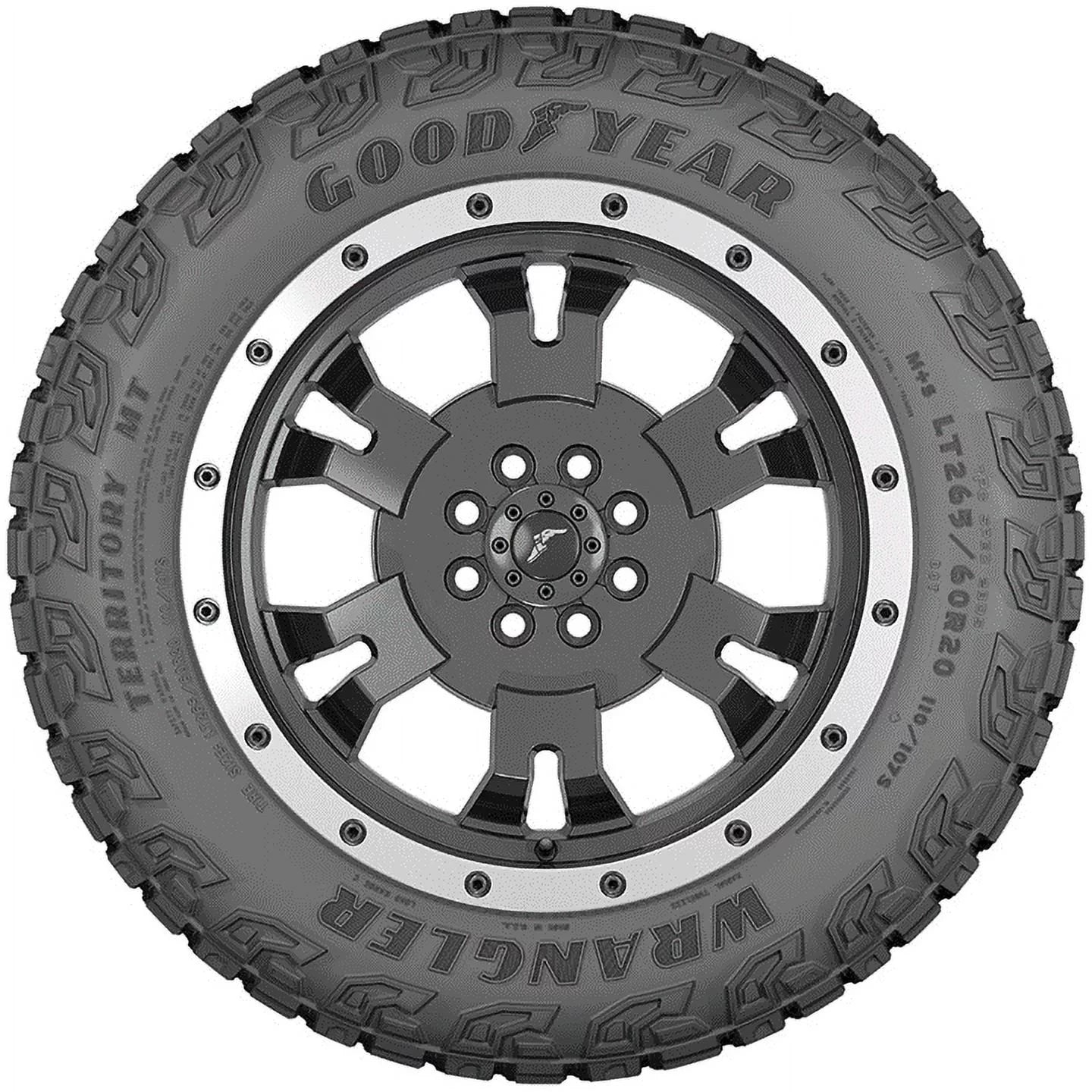 Goodyear wrangler territory mt lt315/70r17 113s all-terrain tire fits: 2017-22 ford f-150 raptor, 2022-23 ford bronco everglades