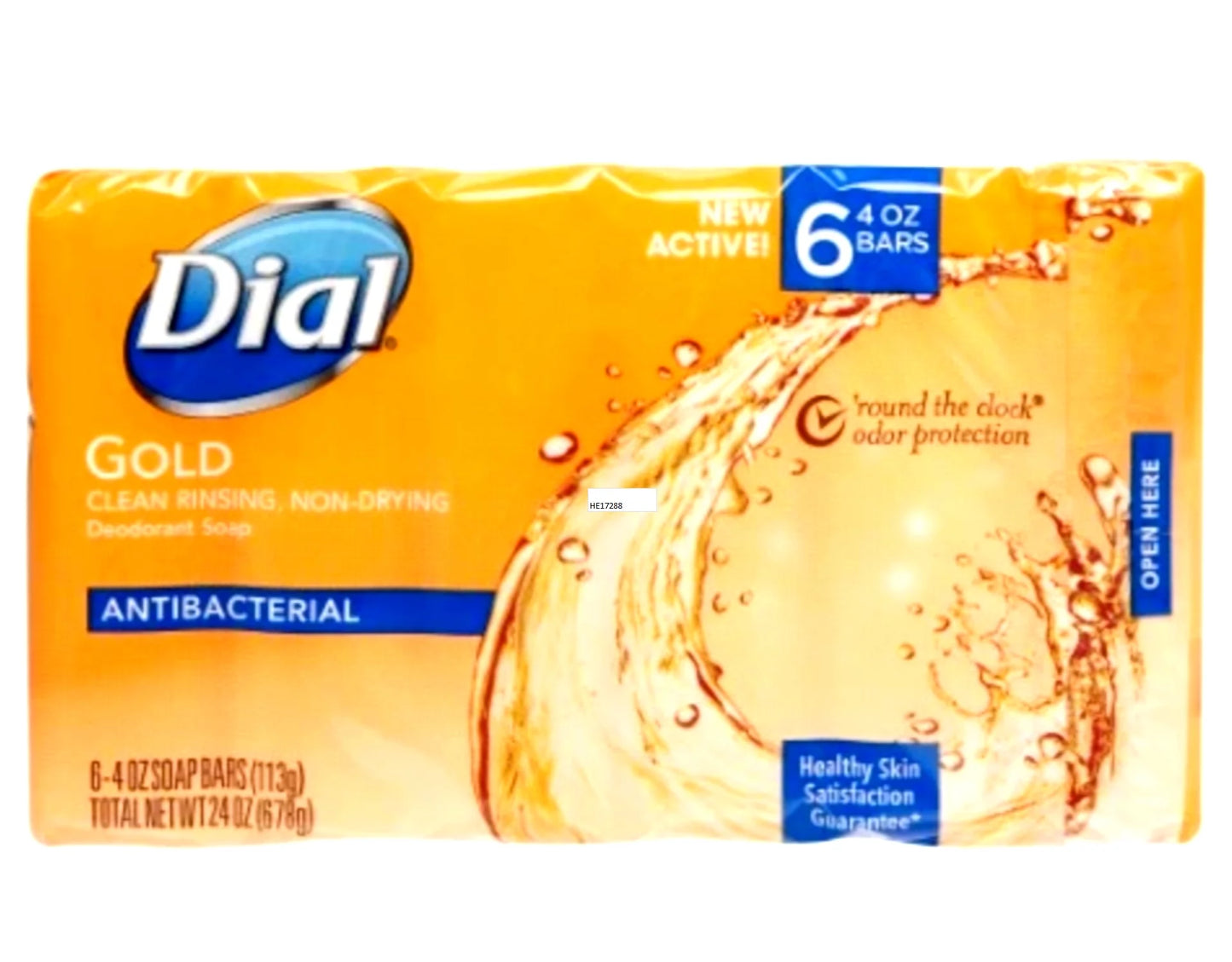 Dial gold antibacterial soap 4 ounce bars, 6 count - pack of 5