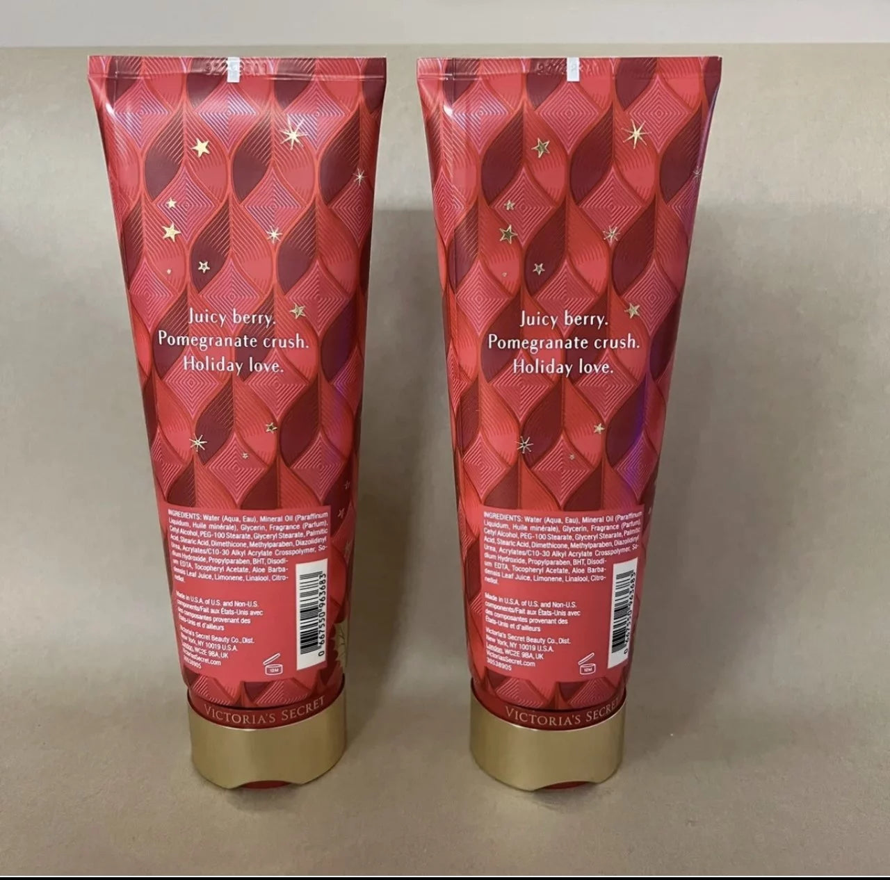 Victoria's secret crimson berries body lotion 2 pack 8 fl oz each