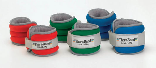 Theraband comfort fit ankle & wrist weight set, green, 1.5 pound each, set of 2