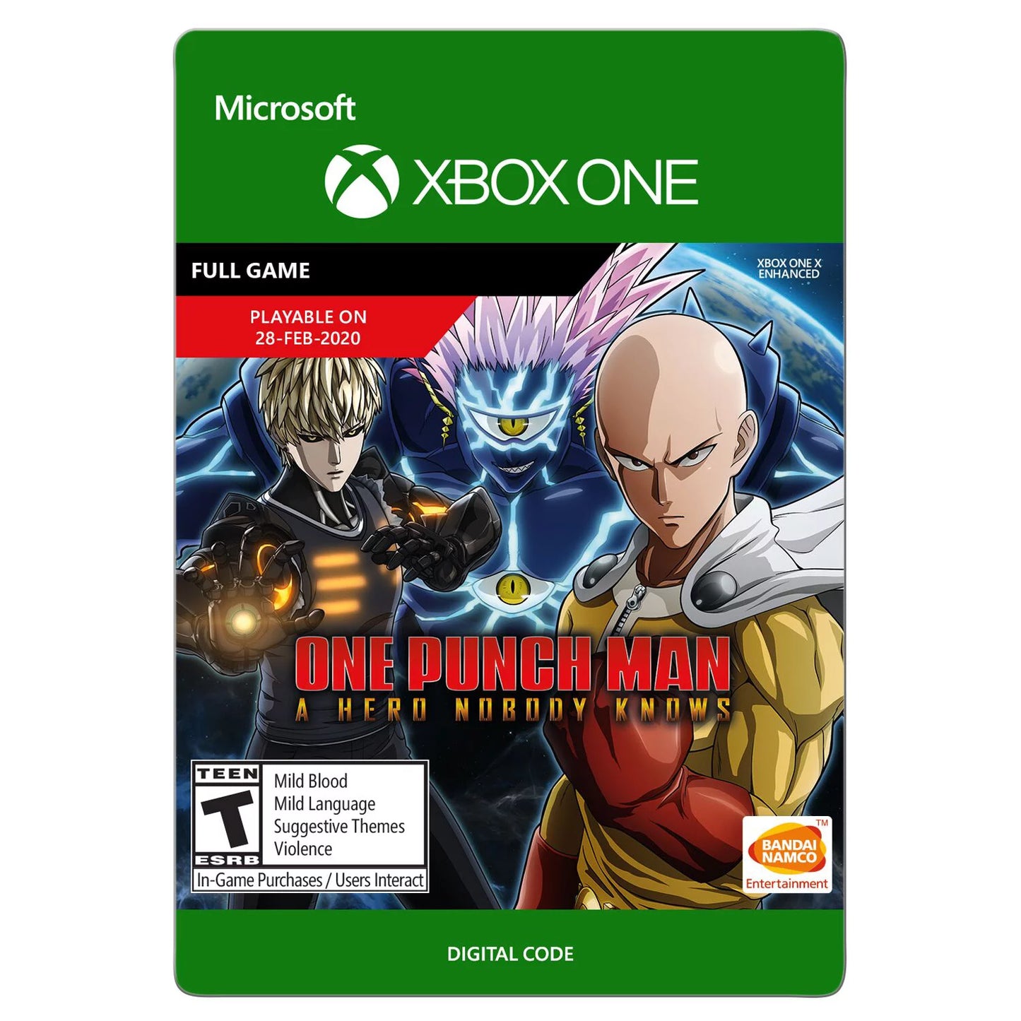 One punch man: a hero nobody knows standard edition - xoriginal packaging one [digital]