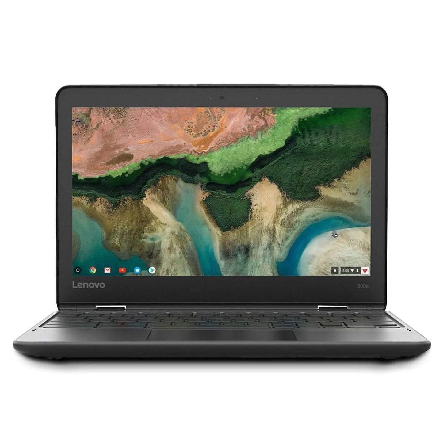 Pre-owned lenovo 11.6" 300e chromebook touchscreen lcd 2 in 1- mediatek m8173c quad-core 2.1ghz 4gb lpddr3 32gb flash memory chrome os model 81h00000us (refurbished: good)