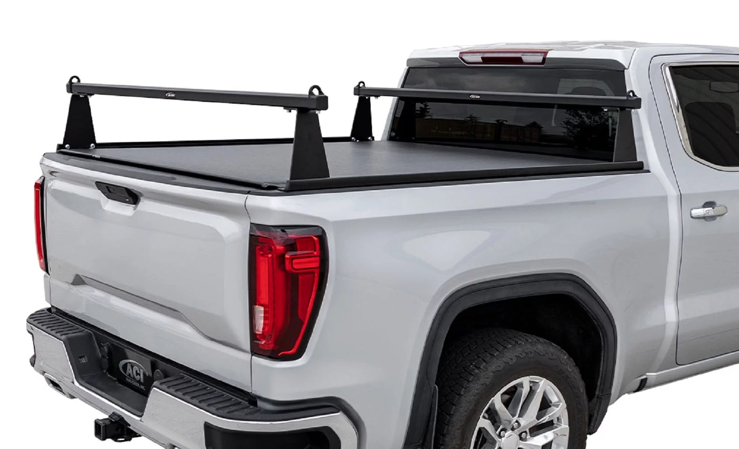 Adarac 2019-2022 fits ford ranger 5' matte black aluminum m-series truck bed racks f4010082