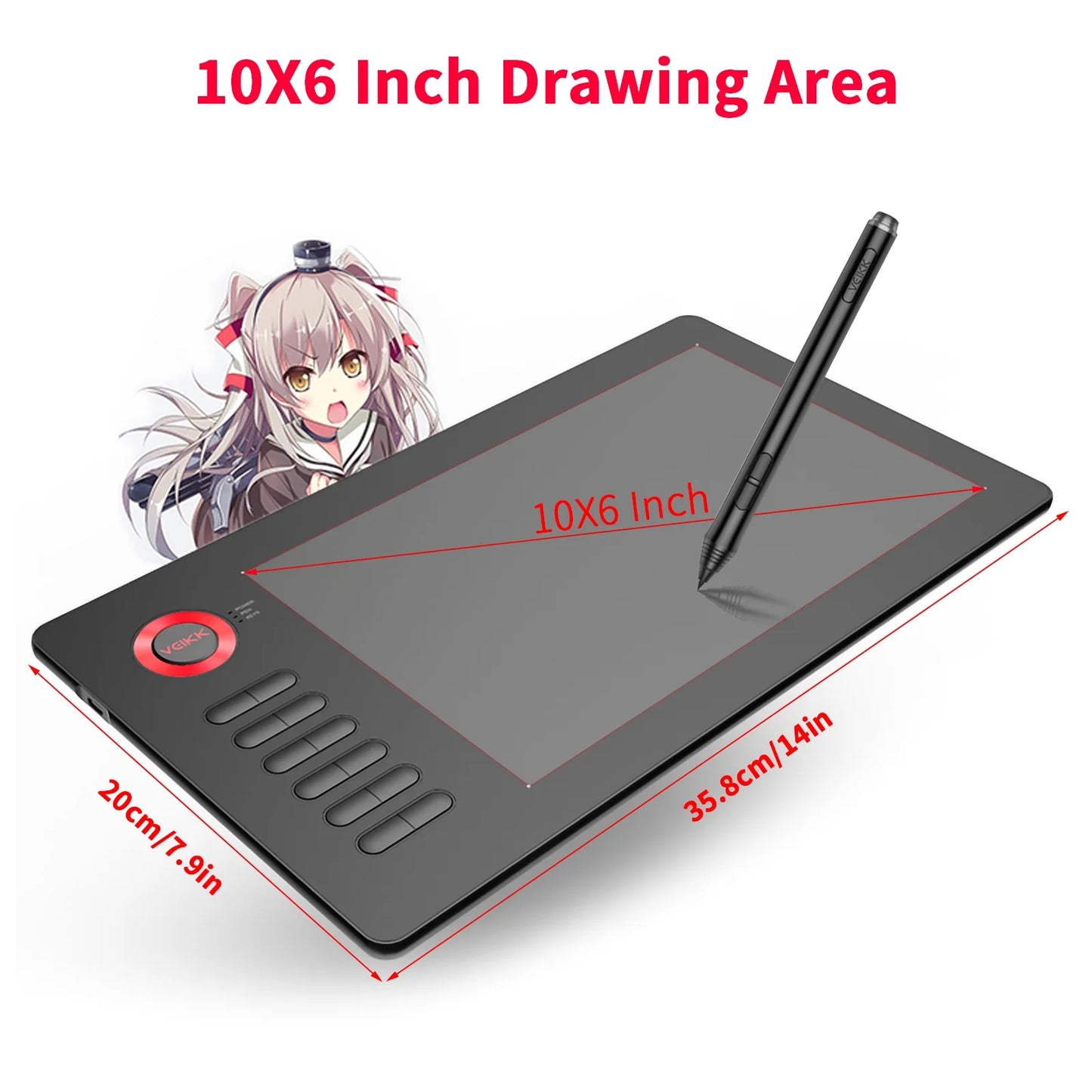 Tablet,a15 tablet battery-free pen 8192 sensitivity with notebook computer pc 5080lpi resolution tablet 8192 sensitivity battery-free windows android pc 12 5080lpi party favors party props women men