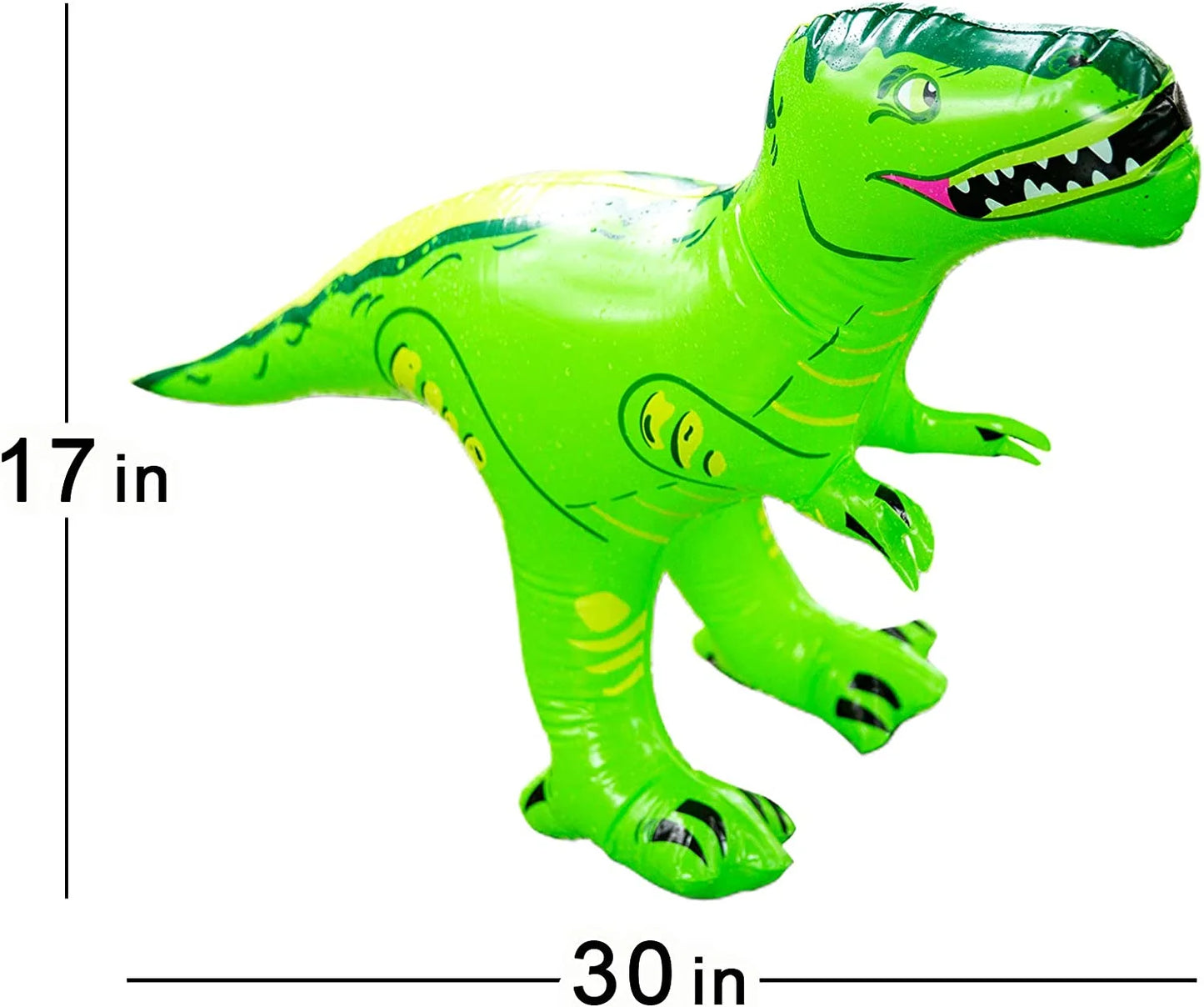 Dazmers | inflatable dinosaur toys set with pump - dinosaur playset t-rex