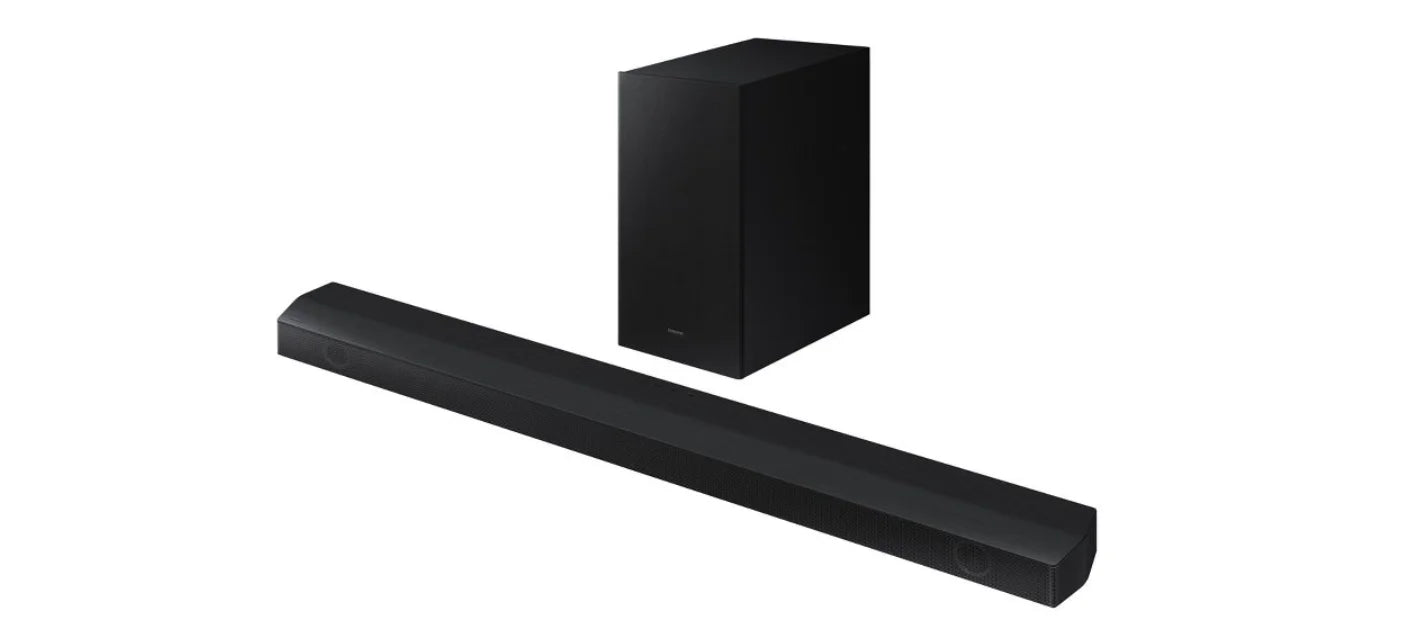 Restored samsung hwb63m 3.1ch 400w soundbar with wireless sub black (refurbished)