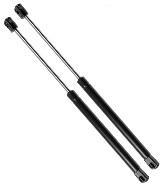 Qty 2 made by strong arm 4686 fits ford mustang 79 to 93 trunk lift supports w/ spoiler fits select: 1976-1977 dodge aspen, 1983-1986 mercury grand marquis