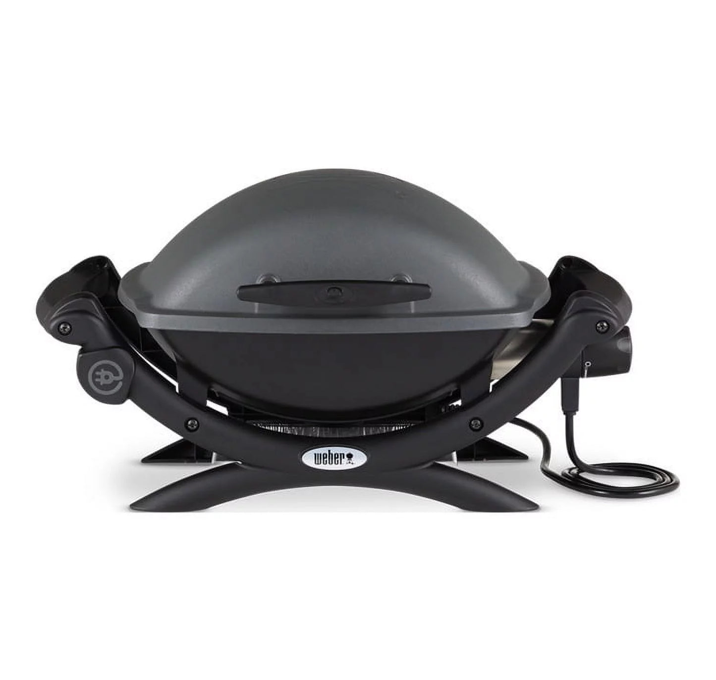 Weber q 1400 electric grill (black) with grill cover