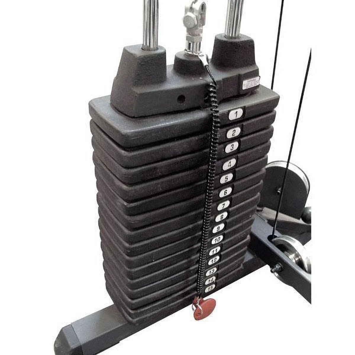 Premium leg press attachment for body-solid gyms