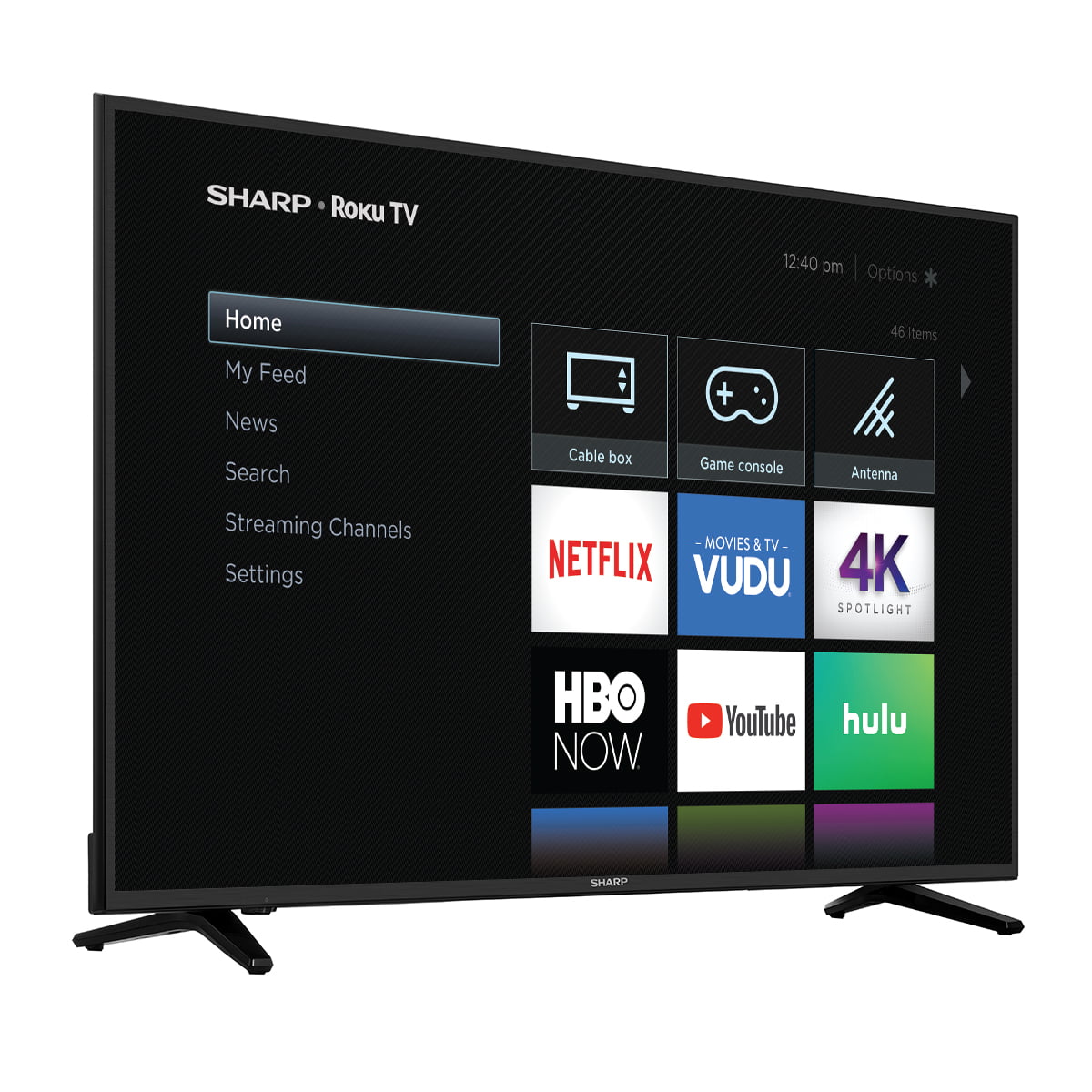 Sharp 58" class 4k ultra hd (2160p) hdr roku smart led tv (58q7330u)