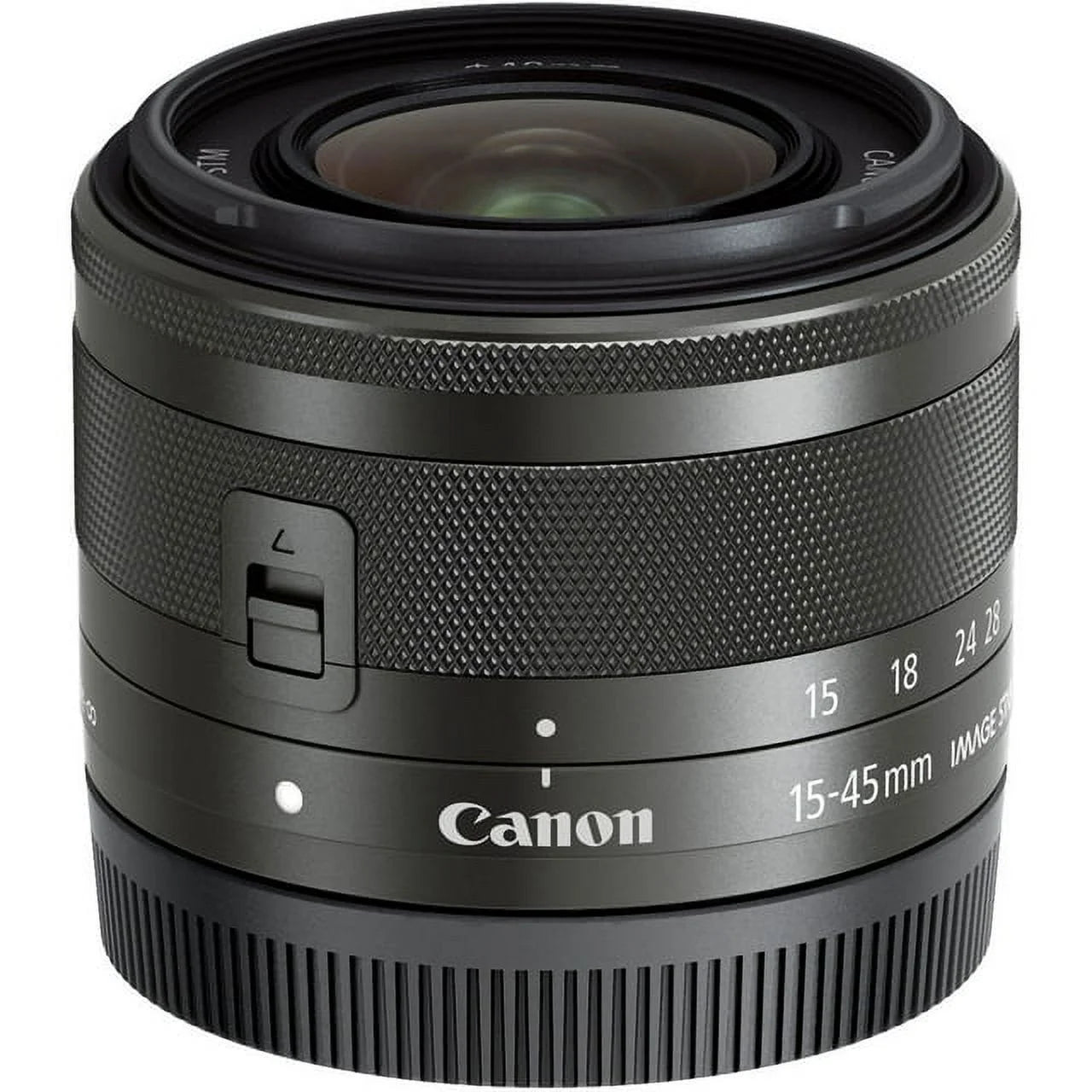 Canon ef-m 15-45mm f/3.5-6.3 is stm lens (graphite) - dealexpo advanced bundle