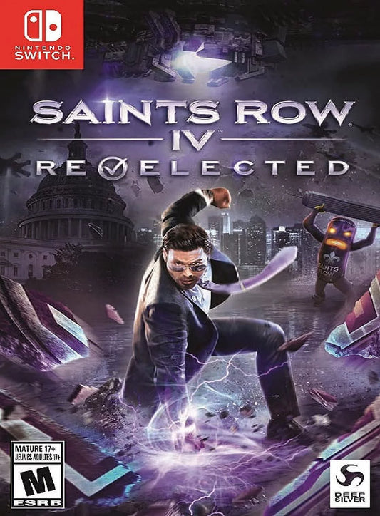 Restored saints row iv: re-elected (nintendo switch, 2020) shooter game (refurbished)