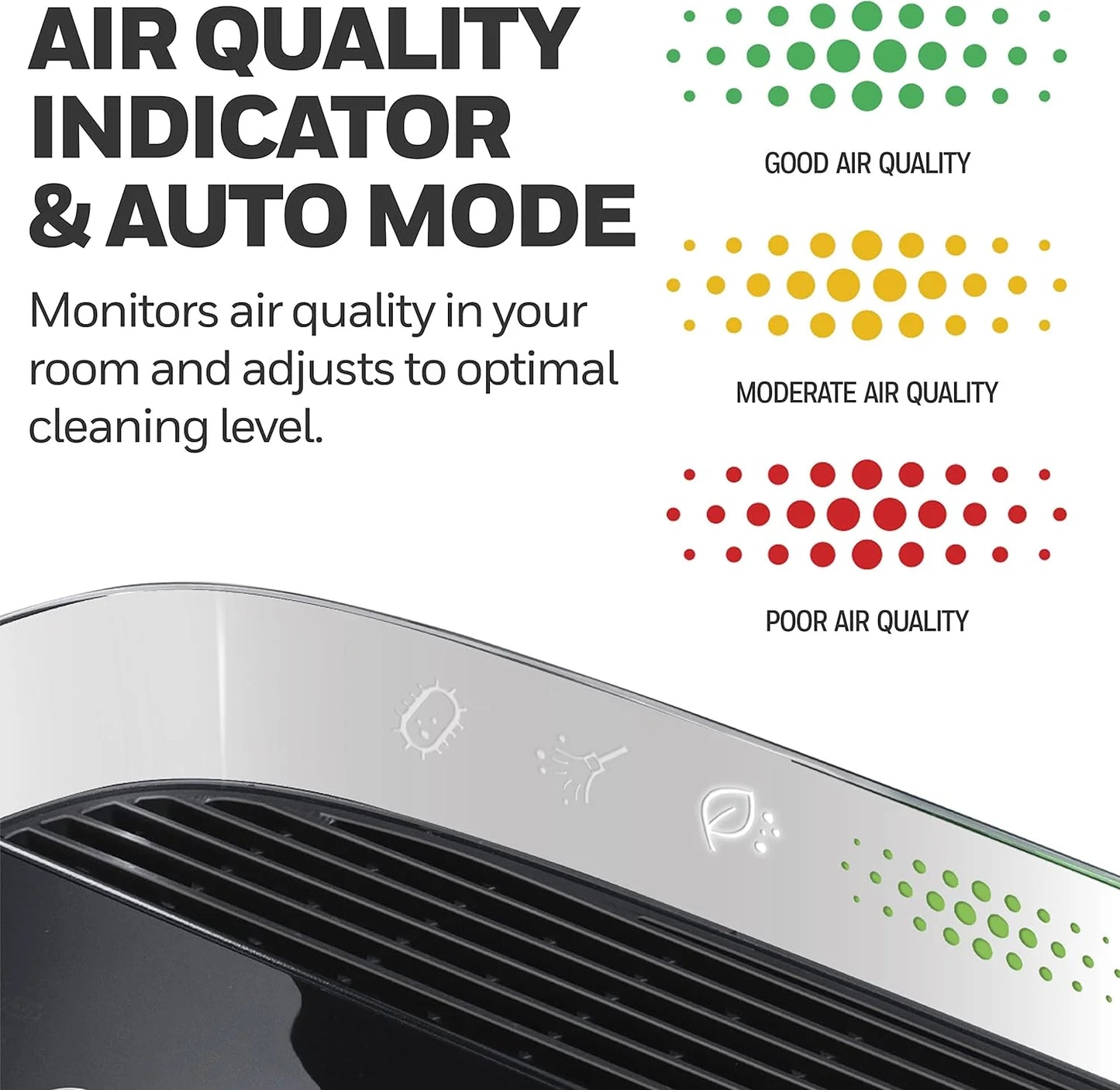 Open box honeywell insight hepa air purifier with air quality indicator hpa5200b - black