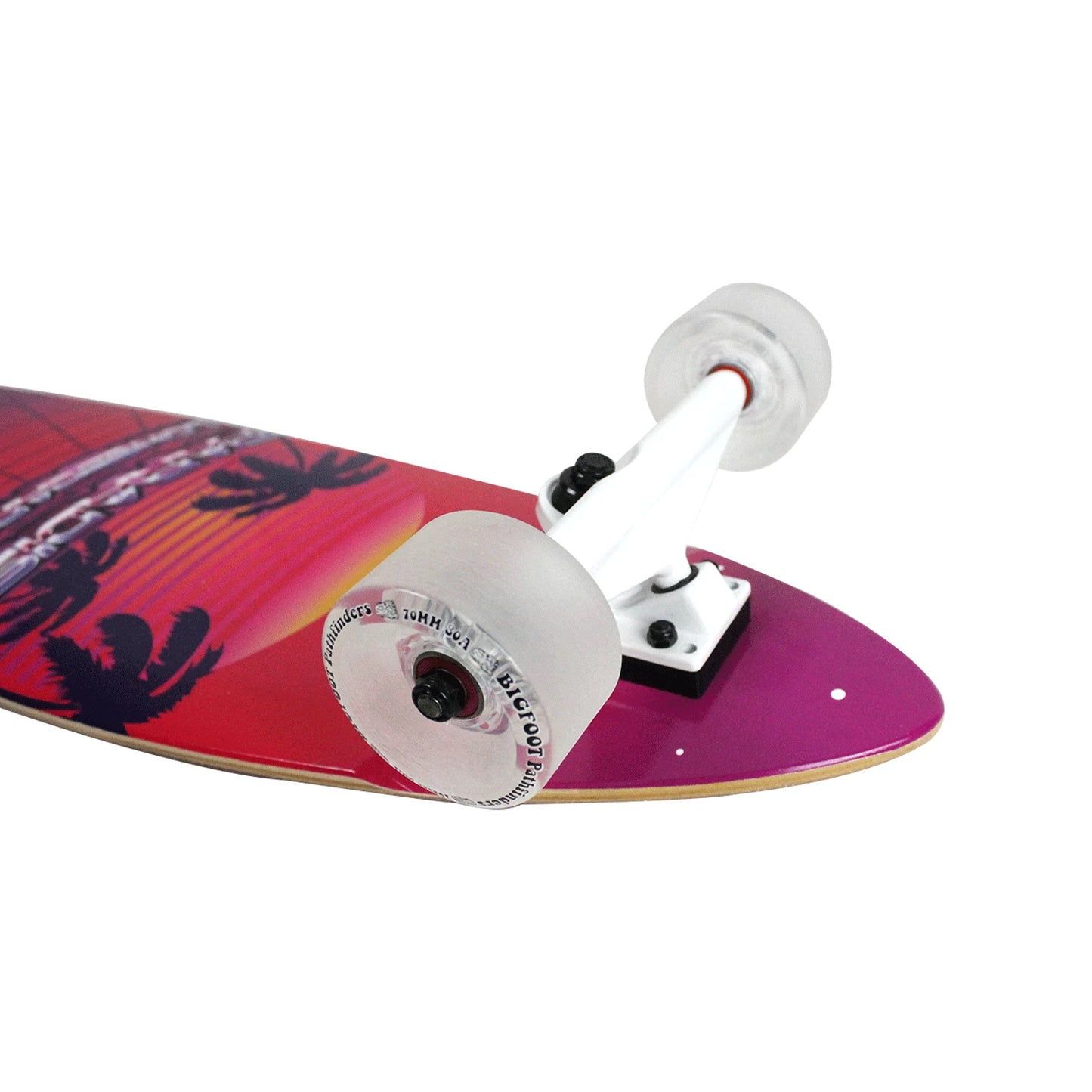 Paradise longboard complete retro swallow tail fish shape 9.5" x 39.5"