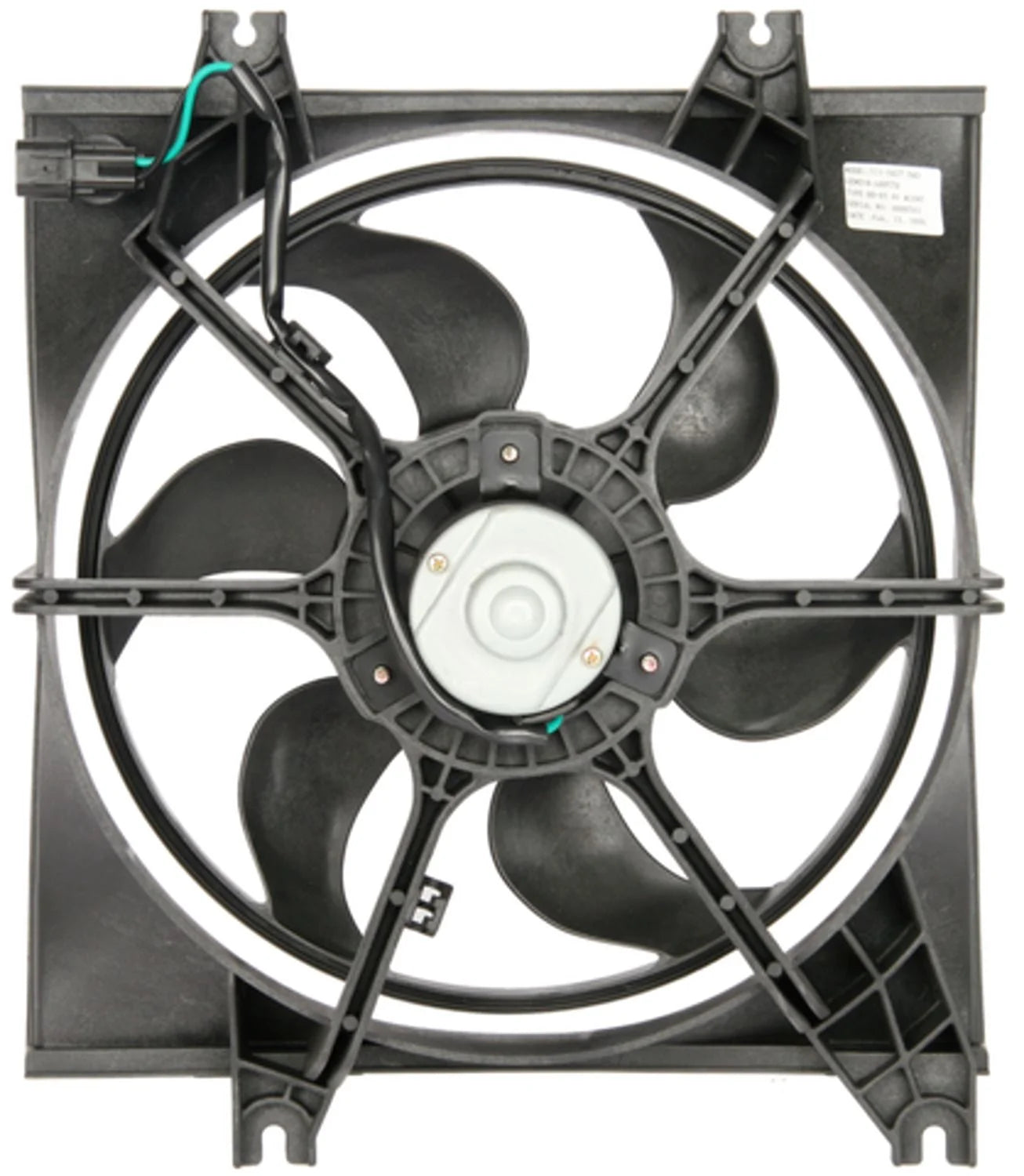 Four seasons 75382 cooling fan assembly fits select: 2000-2006 hyundai accent