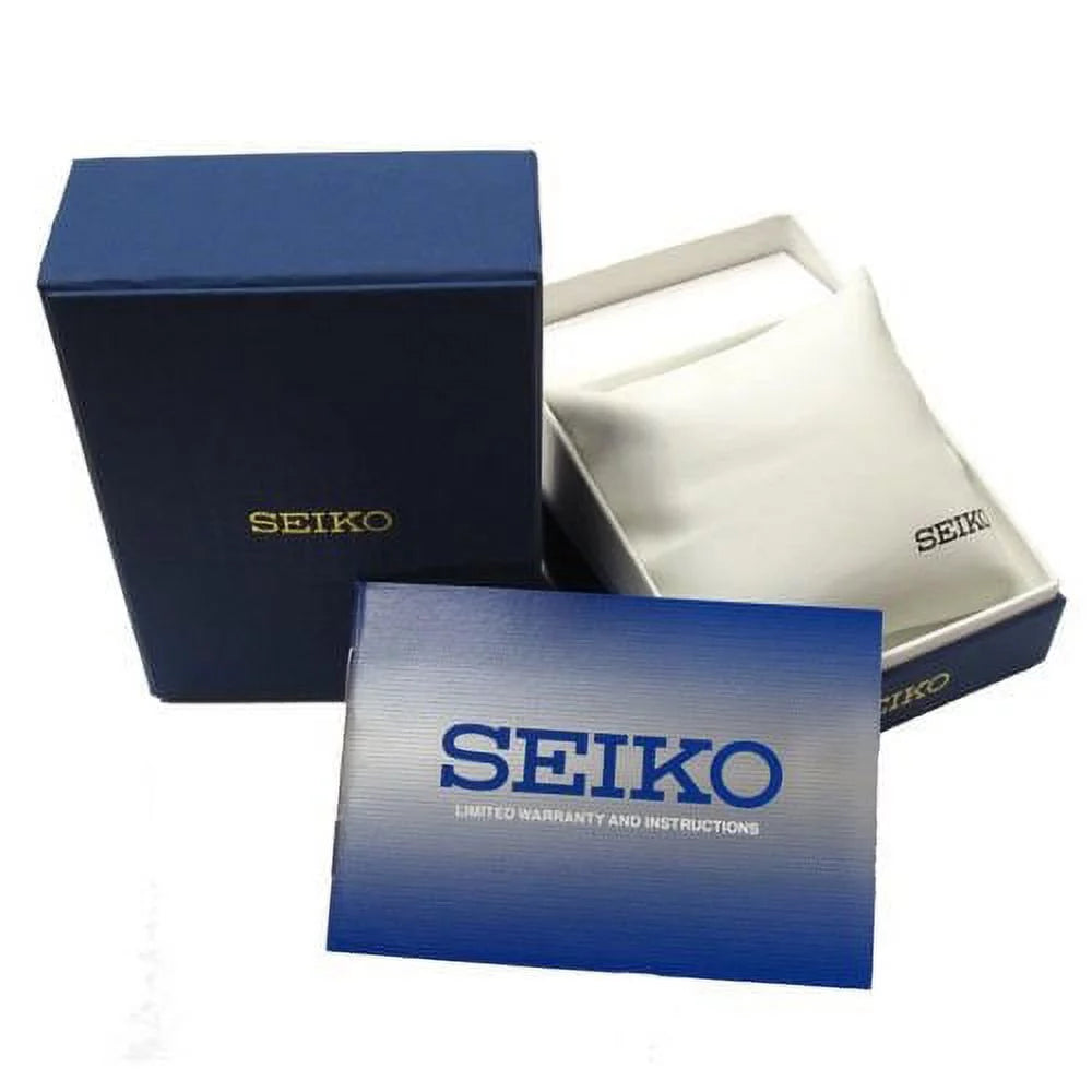 Seiko women's black dial bracelet watch sujd53