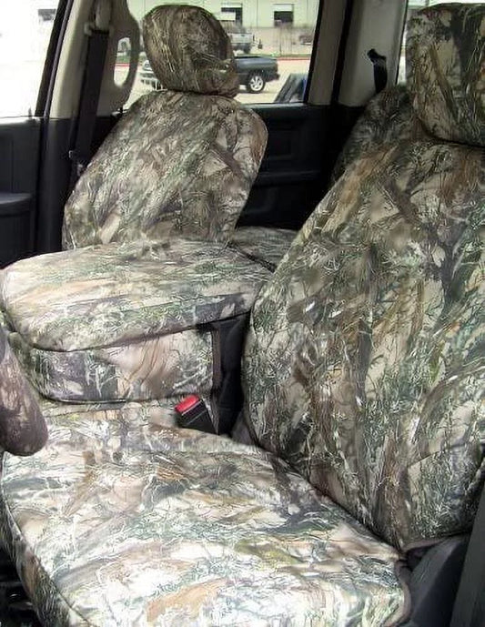 D1304 2009-2012 dodge 1500 and 2010-2012 2500-3500 front 40/20/40 split seats with opening center console in mc2c camouflage