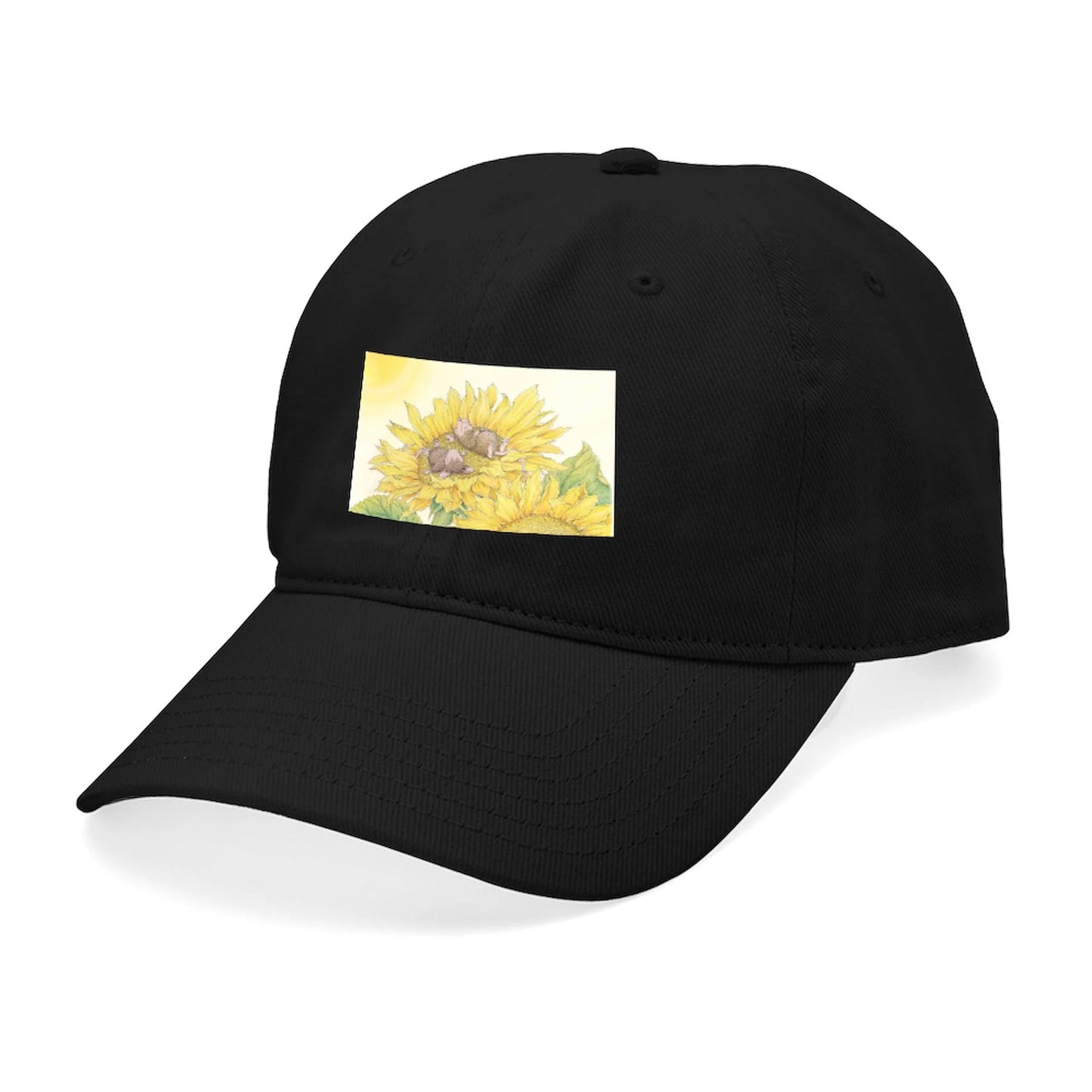 Cafepress - ray of sunshine baseball hat - printed adjustable cotton canvas black baseball hat