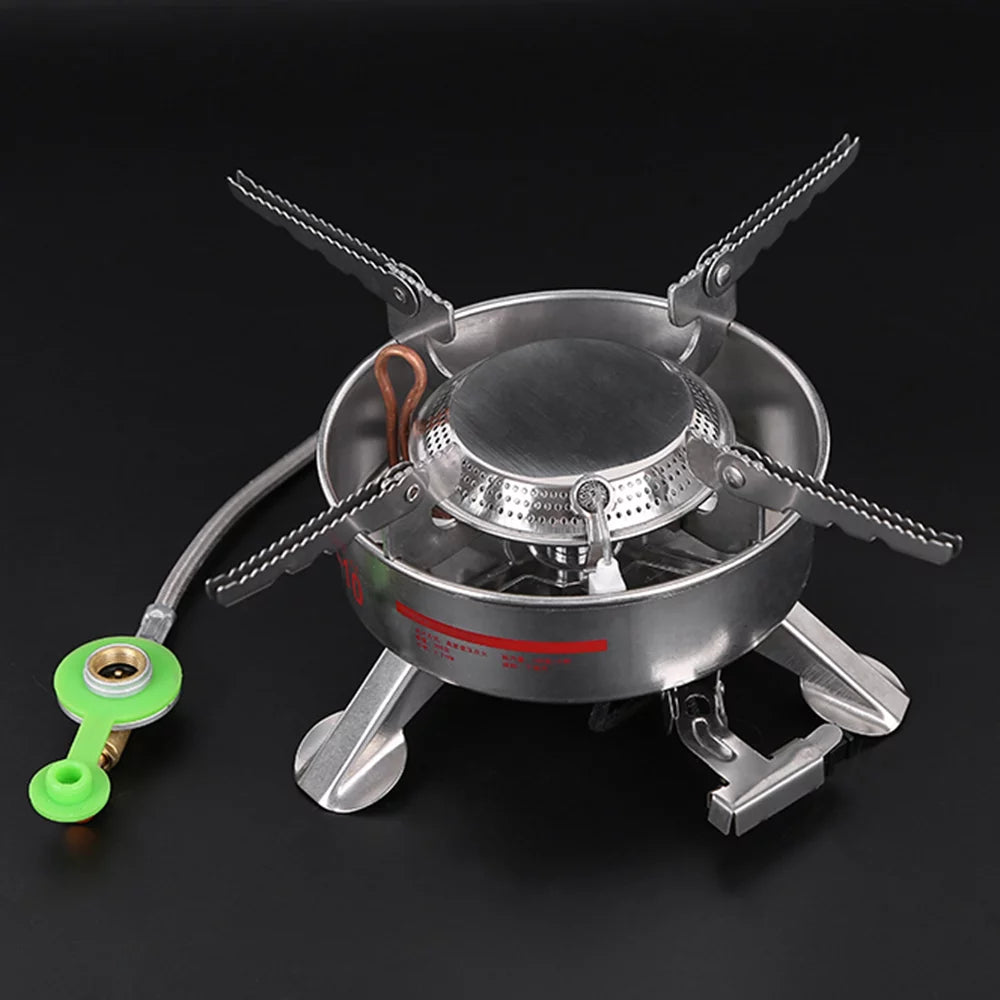 Brs-10 outdoor portable camping picnic split-type stainless steel butane gas cooker big power