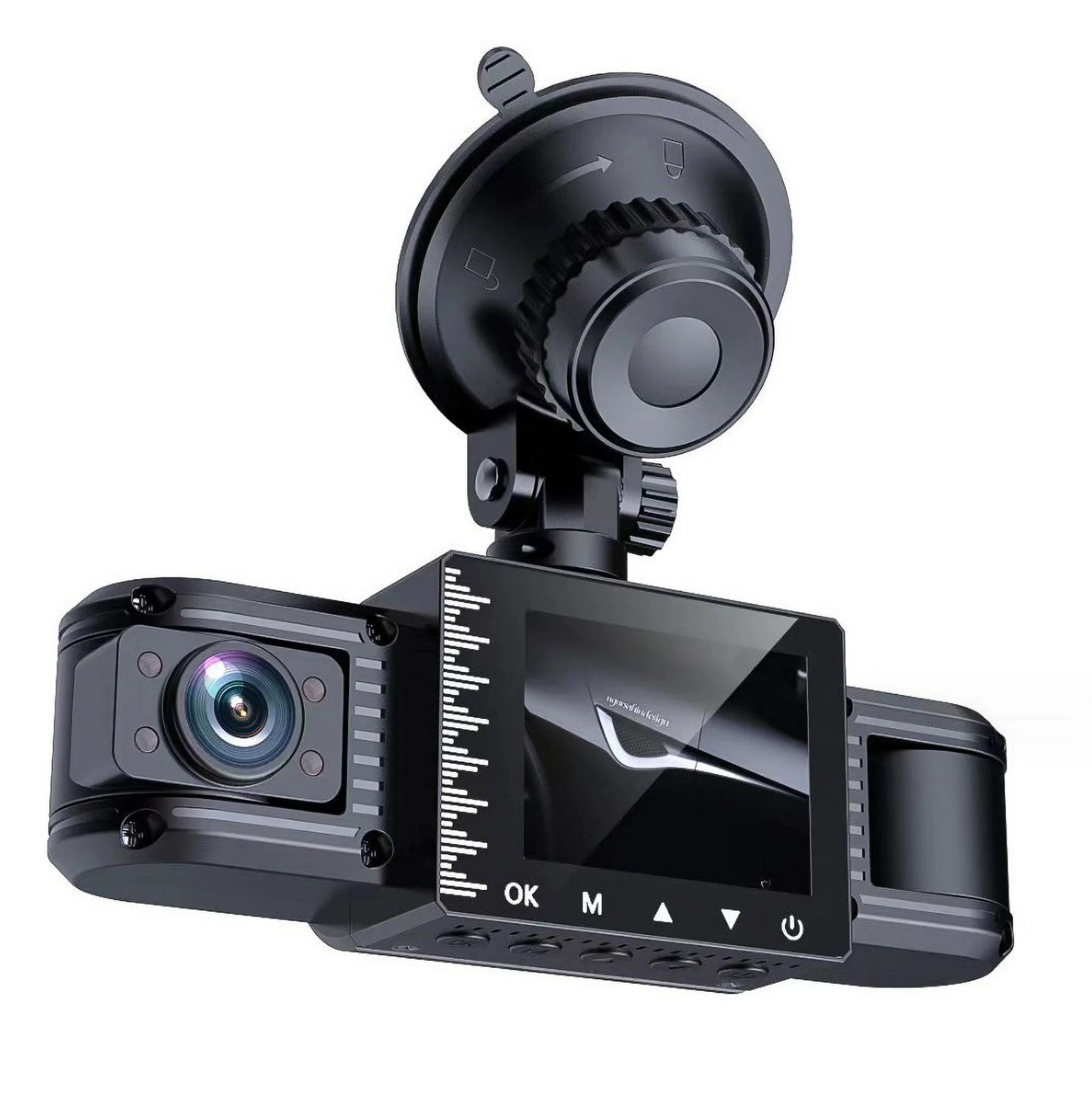 F30 hd dual lens car camera vehicle dvr dash cam video recorder