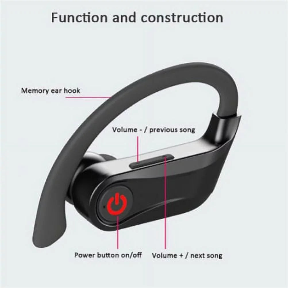 Tws headphones for kyocera duraxe epic/duraforce pro 2/durasport 5g - wireless earbuds earphones ear hook true stereo headset for kyocera duraxe epic/duraforce pro 2/durasport 5g