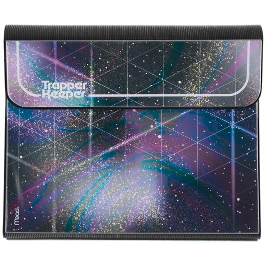 Trapper keeper 2024 monthly planner desk size 5 12 x 8 12 glitter galaxy -