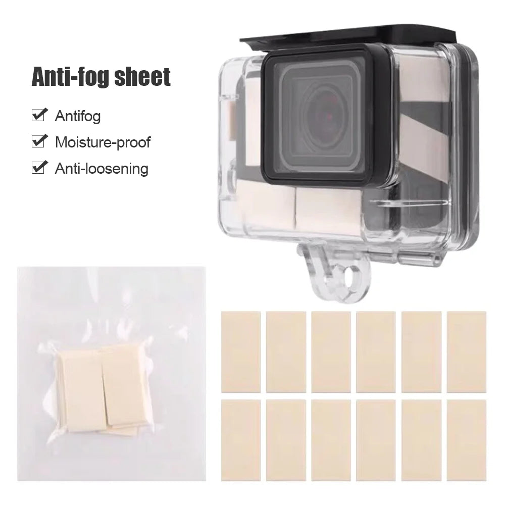 Owsoo protective case for  camera, compatible, waterproof kit, silicone protectors, tempered glasses, filters, fog plates