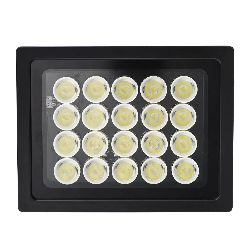 Walmeck professional camara light 20pcs leds night vision wide angle long outdoor waterproof for cctv camera