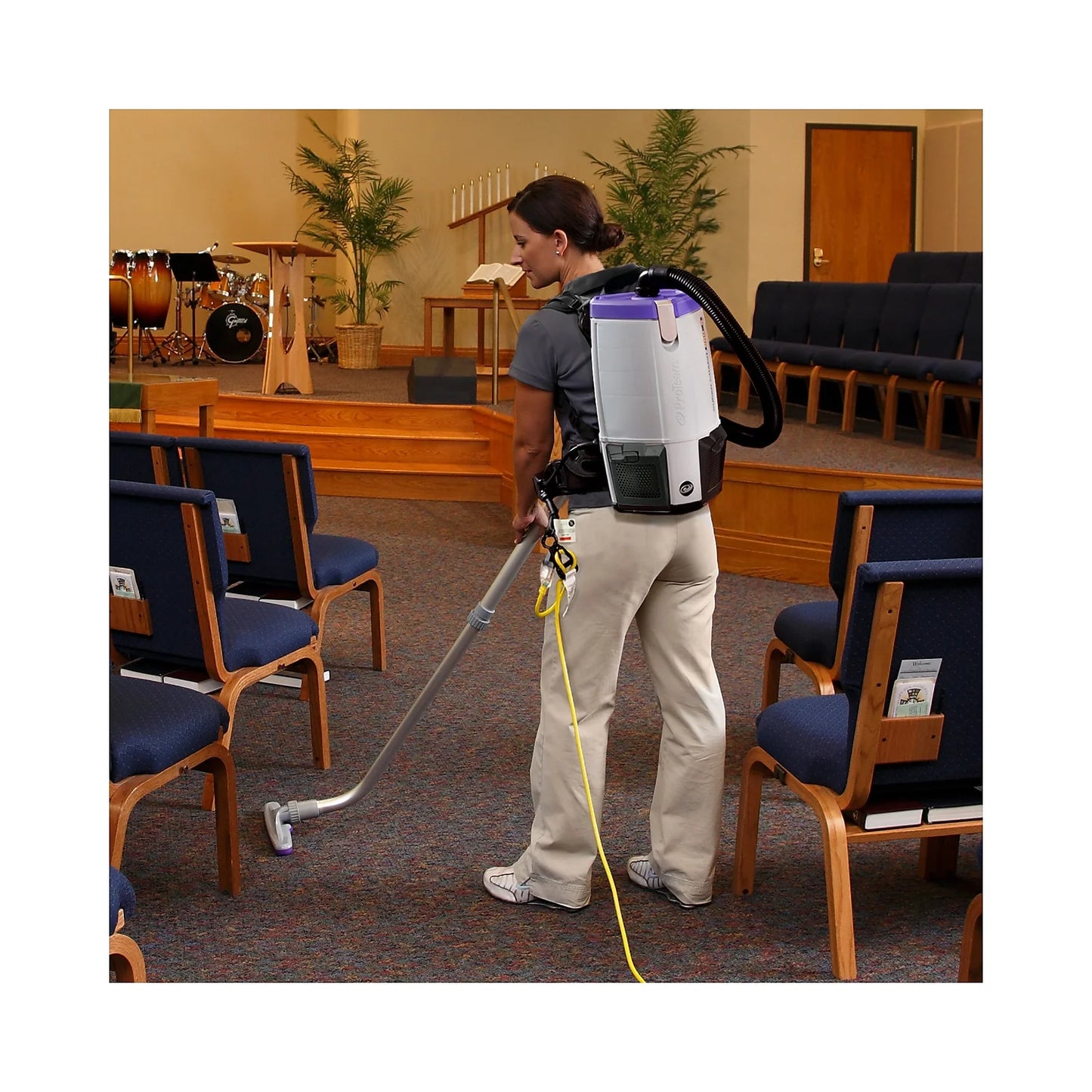 Proteam super coach pro 6 backpack vacuum 107308