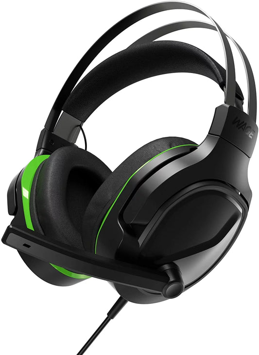 Wage pro universal gaming headset - black/green (wmagy-n080)