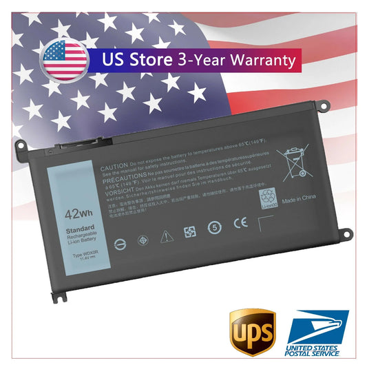 4cell wdx0r notebook computer battery for dell inspiron 13-5000 13-7000 15-5000 15-7000 new