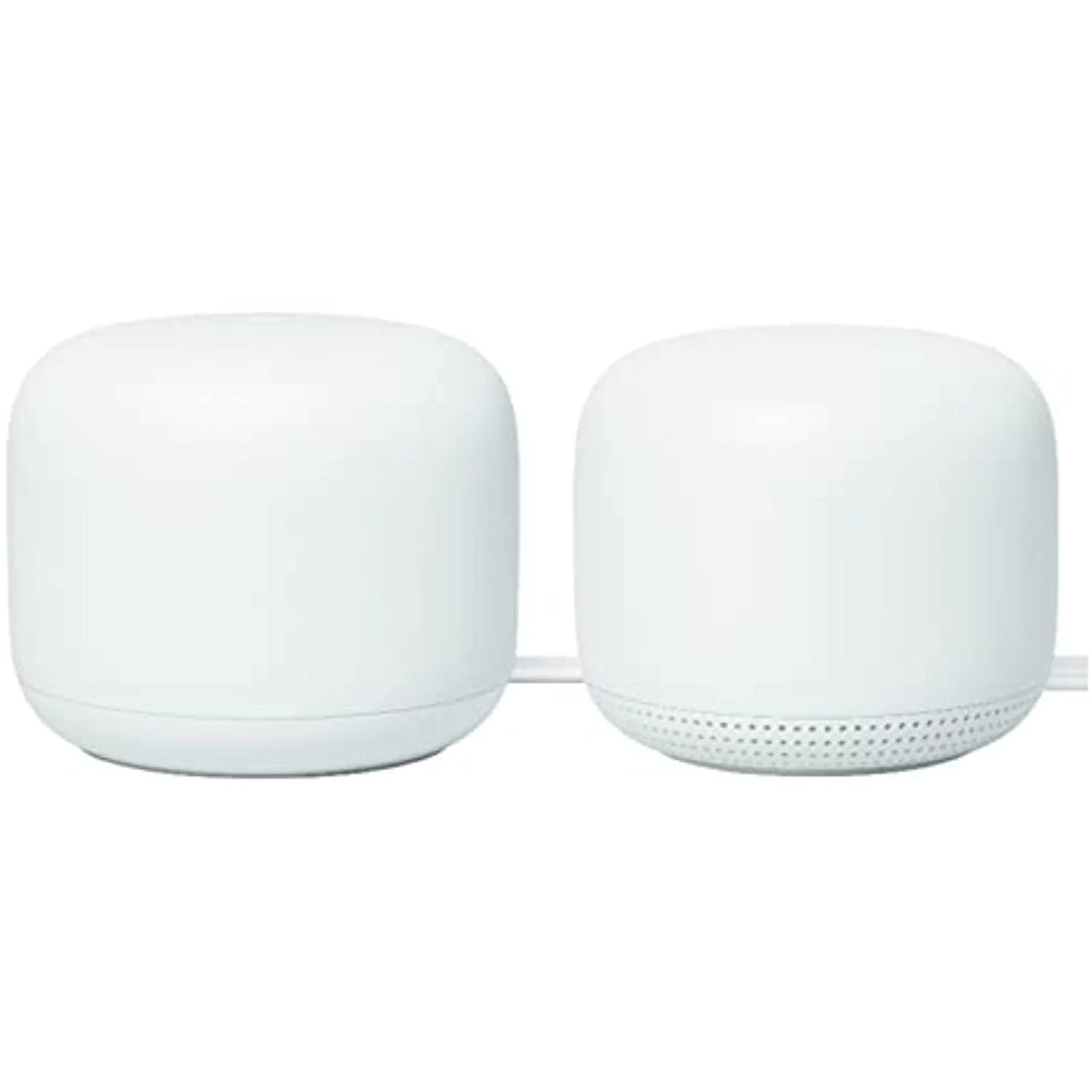 Google nest wifi - ac2200 (2nd generation) router and add on access point mesh wi-fi system bundles (2-pack, snow)