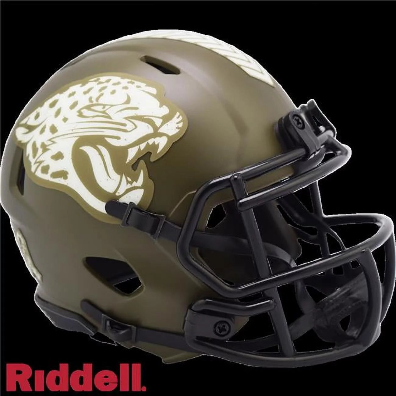 Riddell 9585563372 jacksonville jaguarsriddell replica mini speed style salute to service helmet